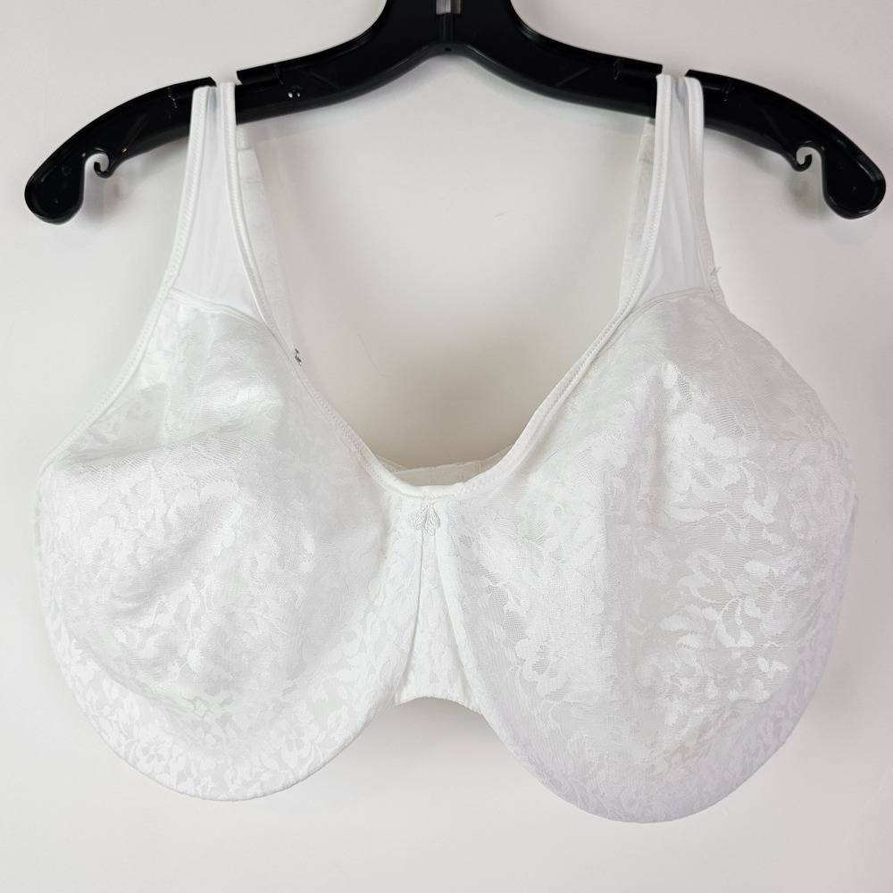 Bali Minimizer Bra Passion for Comfort Full-Coverage Underwire 3385 White 40DDD